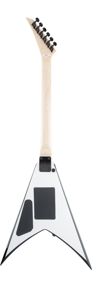 JACKSON JS KING V JS32 WHITE CON RIBETE NEGRO