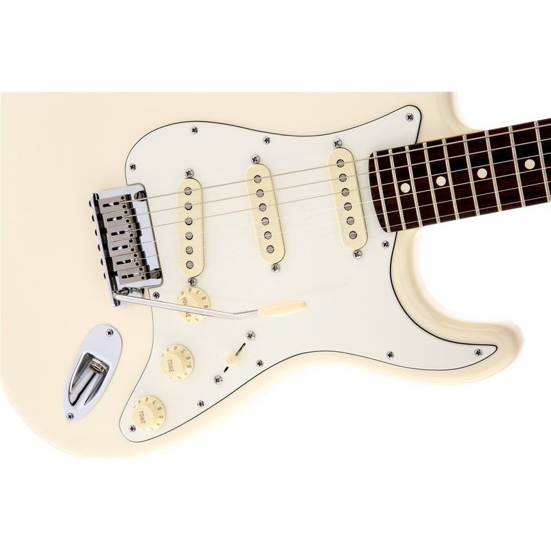 FENDER JEFF BECK STRATO OLYMPIC WHITE RW