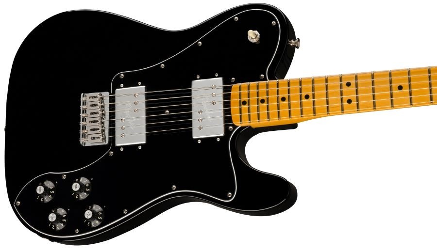 FENDER AM VINTAGE II 1975 TELE DELUXE BLK MP