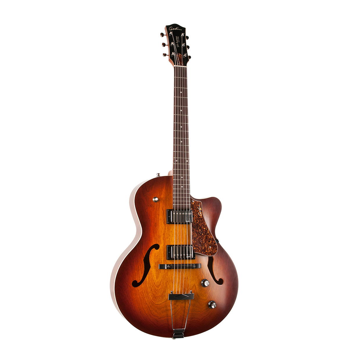 GODIN 5th Avenue CW Kingpin II HB Cognac Burst Guitarra eléctrica