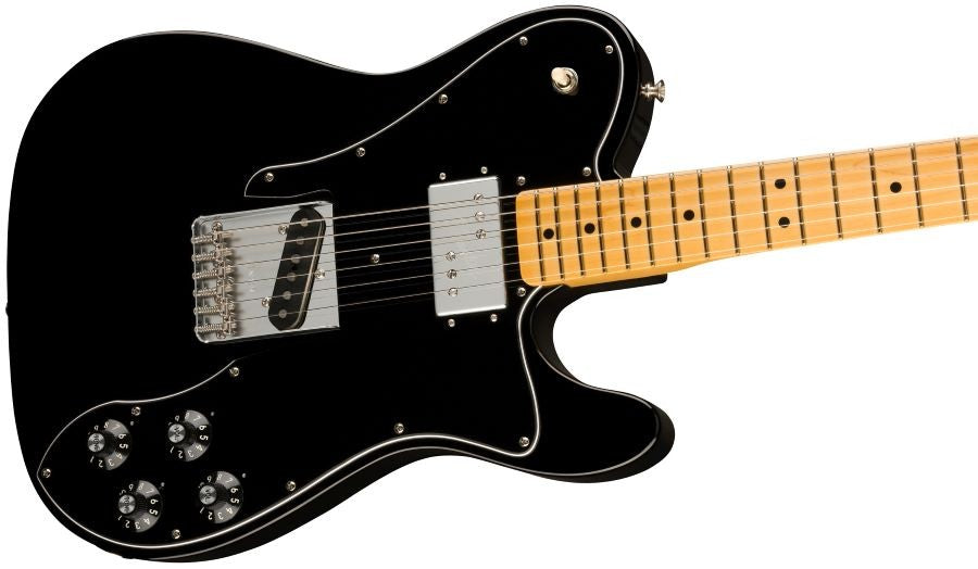 FENDER AM VINTAGE II 1977 TELE CUSTOM BLK MP