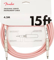 FENDER CABLE ORIGINAL SERIES SHELL PINK 4,5M