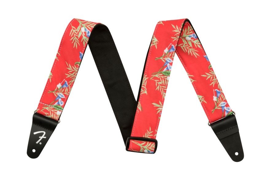 FENDER HAWAIIAN RED FLORAL