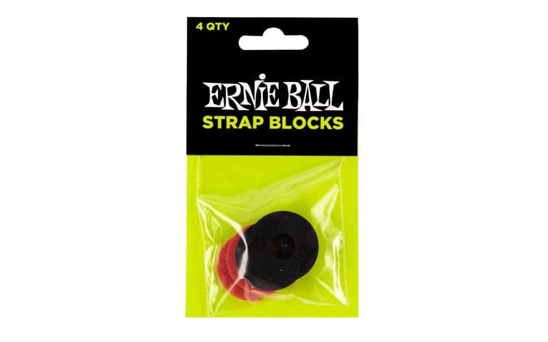 Ernie Ball Strap Blocks 4u Red/Black
