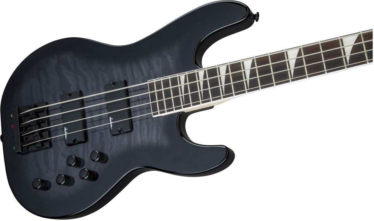 JACKSON JS CONCERT BASS JS3Q TRANSPARENT BLACK BURST