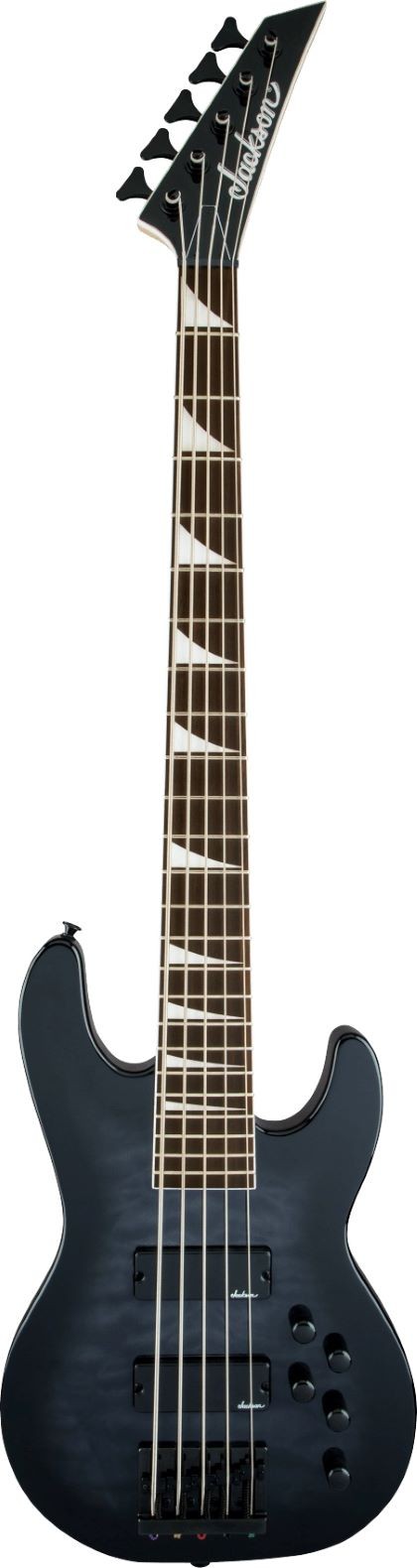 JACKSON JS CONCERT BASS JS3VQ TRANS BLACK BST 5 CUERDAS