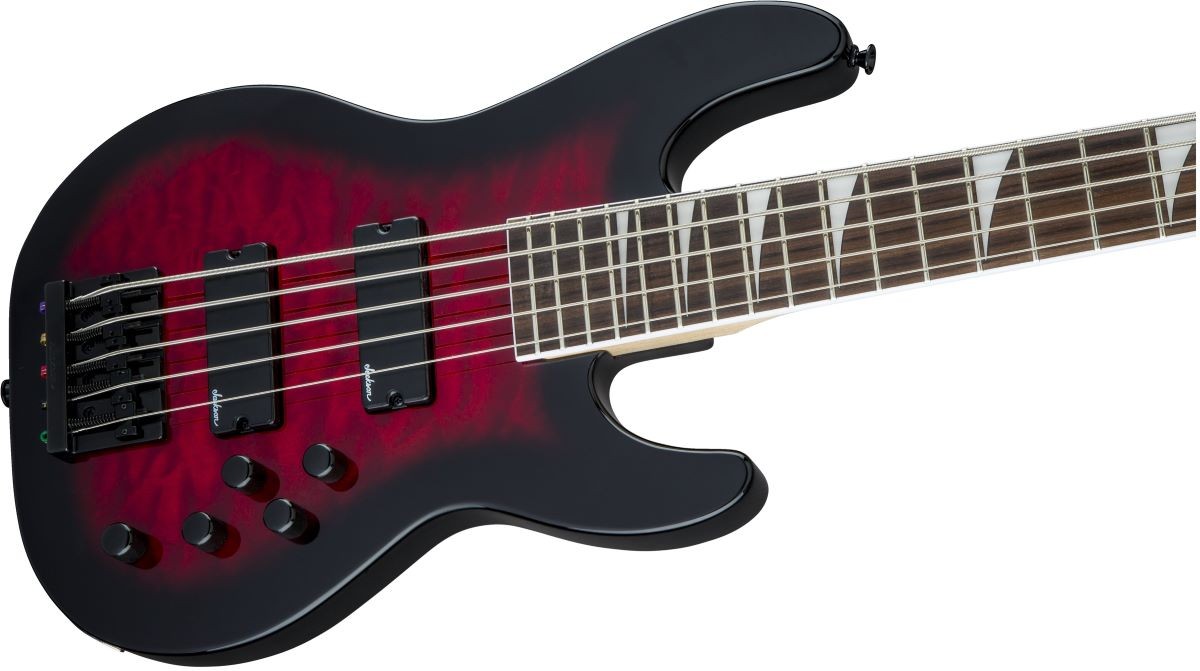 JACKSON JS CONCERT BASS JS3VQ TRANS RED BST 5 CUERDAS