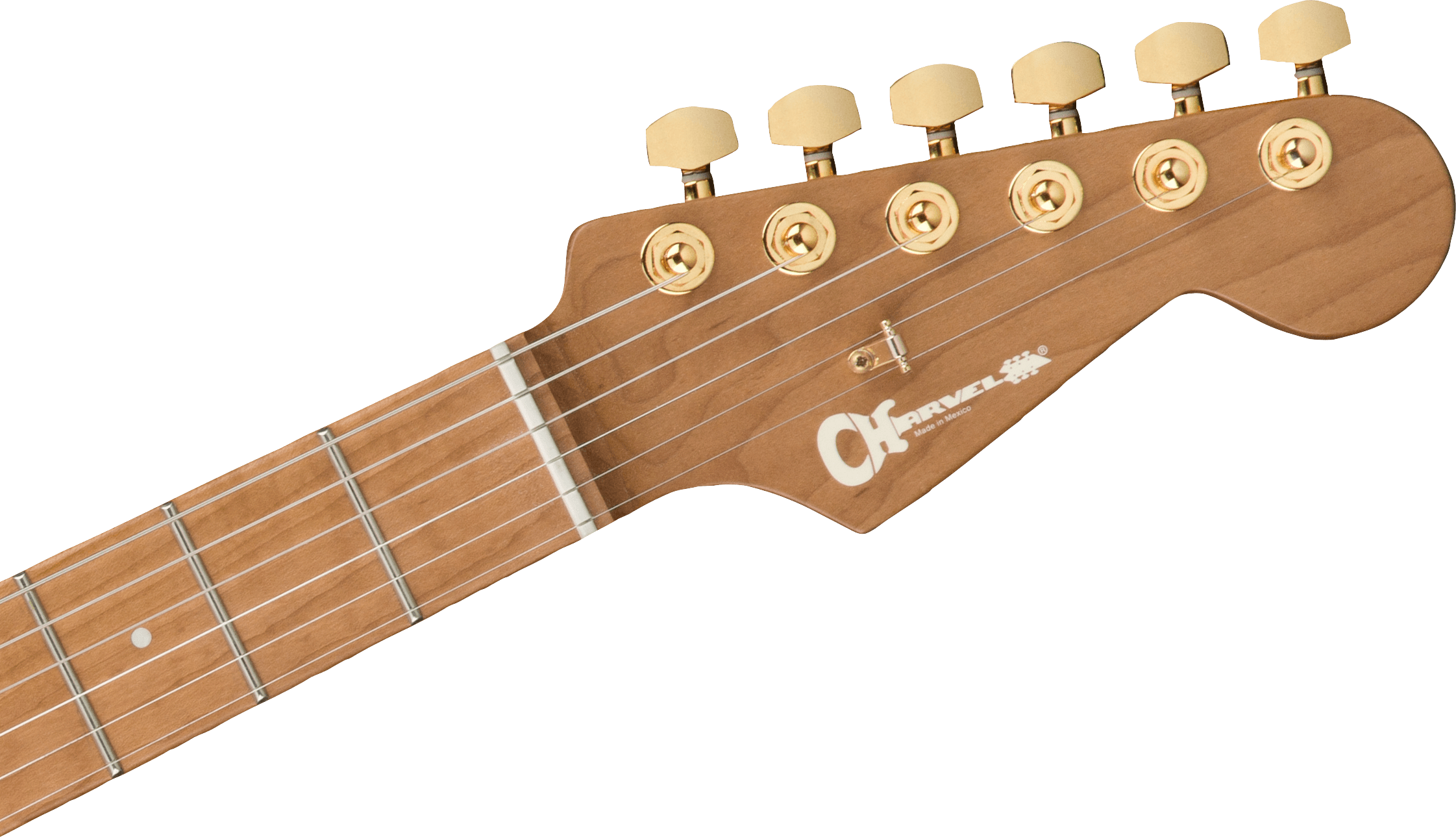 CHARVEL PRO MOD DK22 SSS 2PT CM NATURAL WALNUT