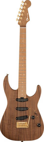 CHARVEL PRO MOD DK22 SSS 2PT CM NATURAL WALNUT