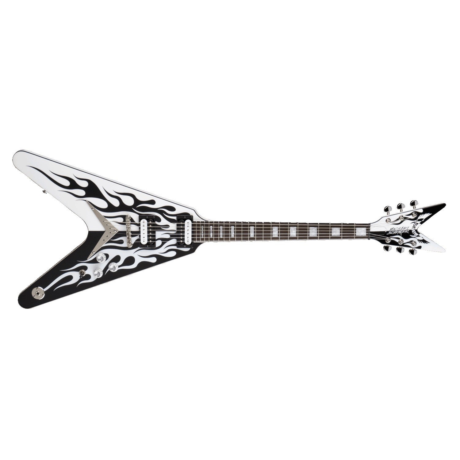 DEAN MICHAEL SCHENKER CUSTOM FLAMES W CASE