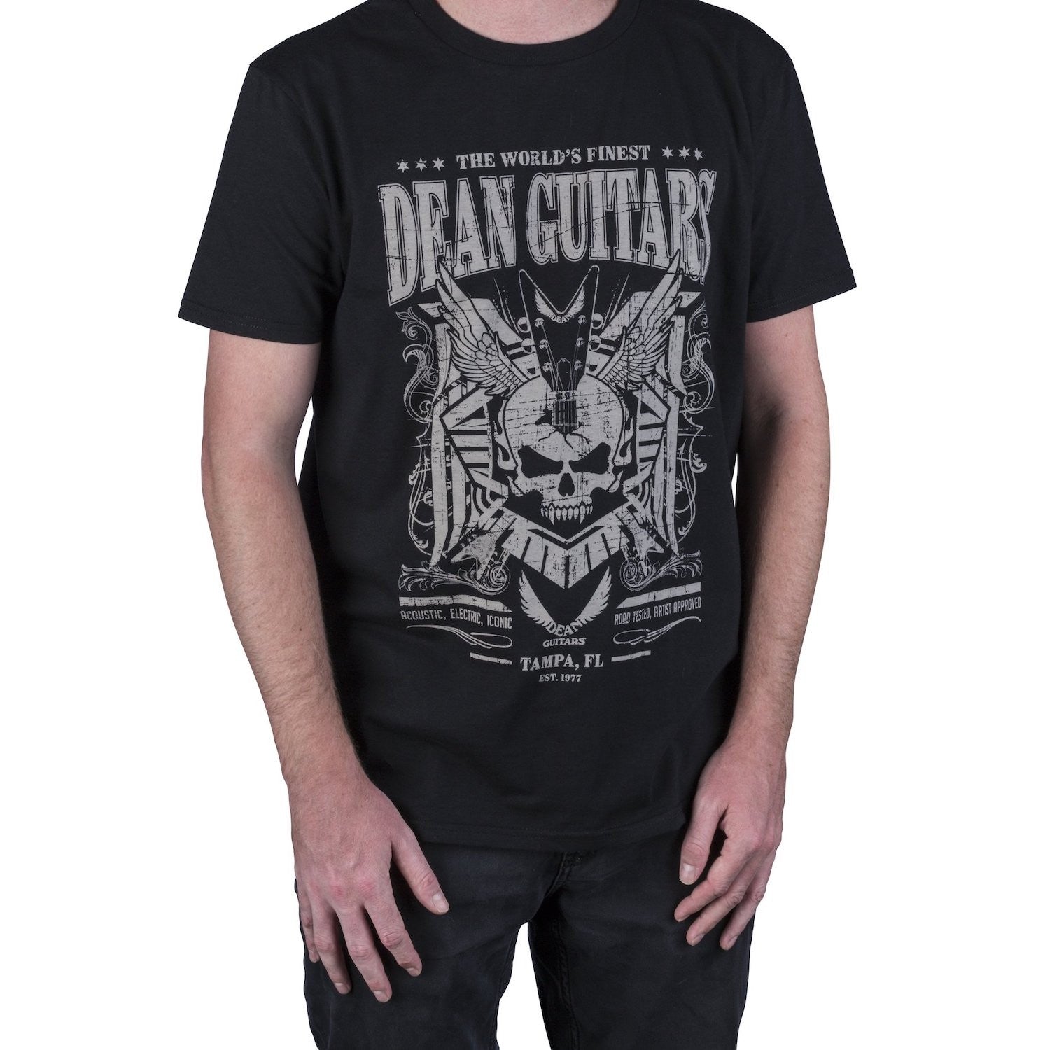 DEAN T-SHIRT DEAN SKULL BLACK S