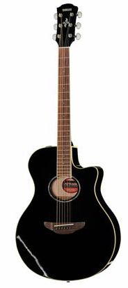 Yamaha Apx 600 BL Negra Guitarra Electroacústica