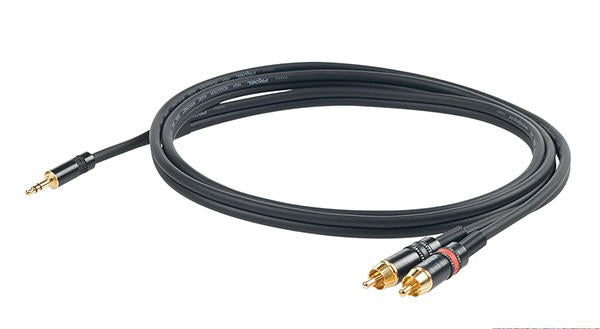 Proel CHLP215LU15 Mini Jack St - 2 x RCA 1,5m