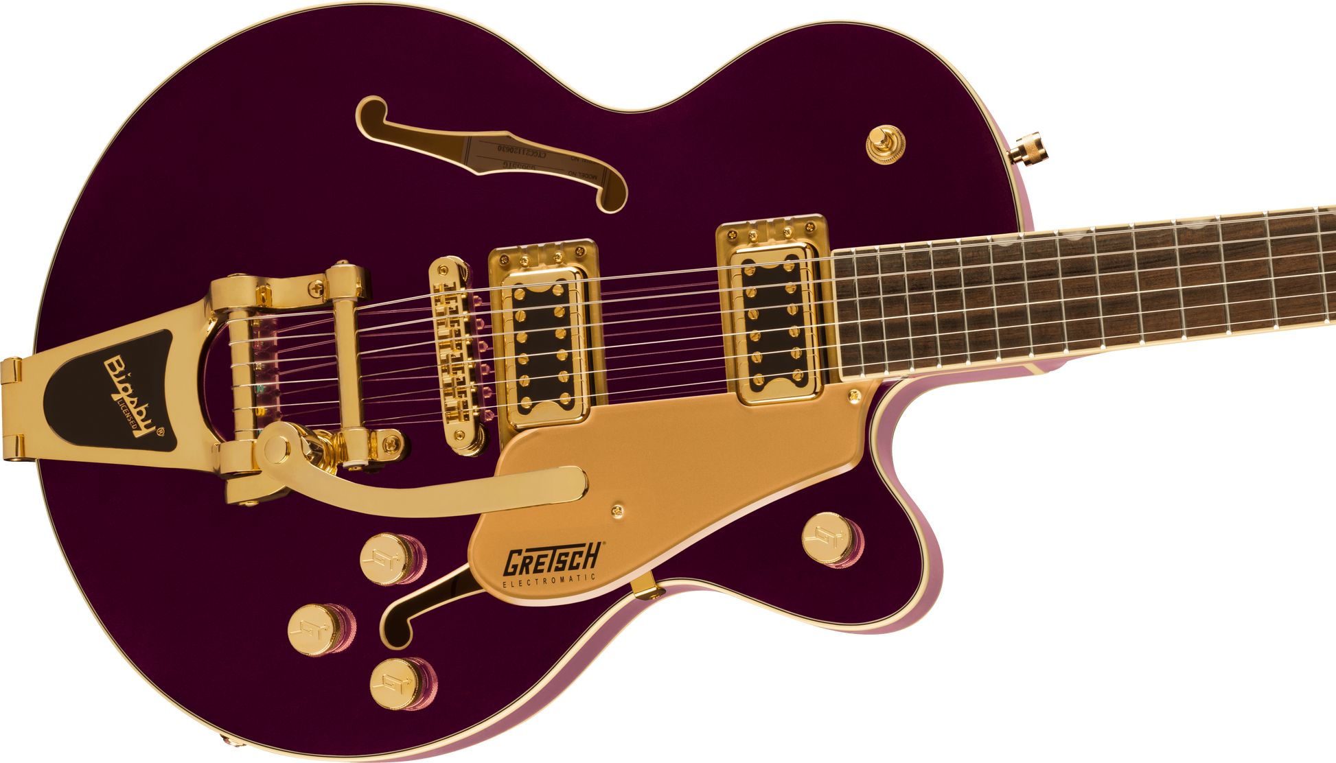 GRETSCH G5655TG ELECTROMATIC CENTER BLOCK JR. SINGLE-CUT  BIGSBY  AMETHYST