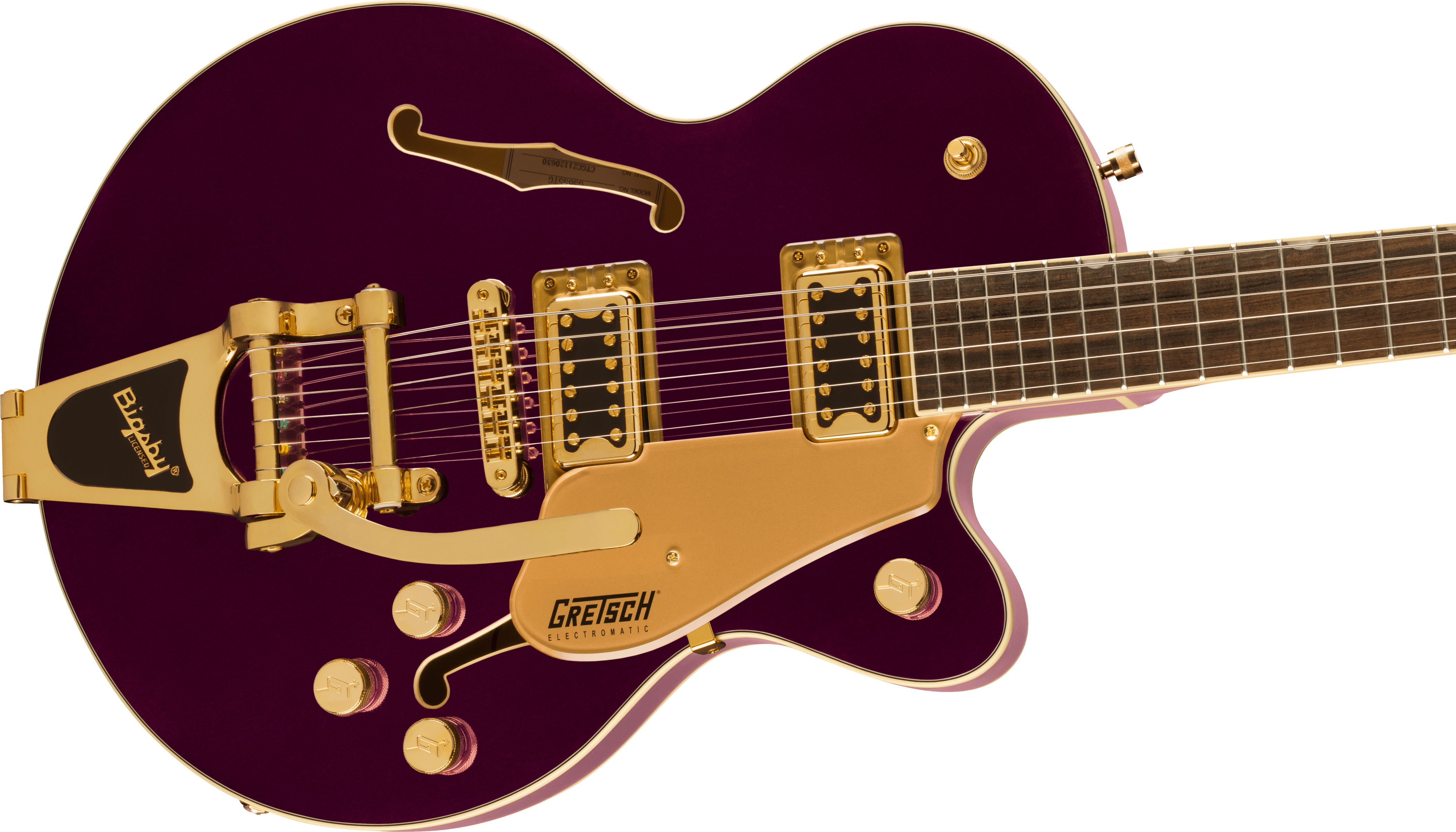GRETSCH G5655TG ELECTROMATIC CENTER BLOCK JR. SINGLE-CUT  BIGSBY  AMETHYST