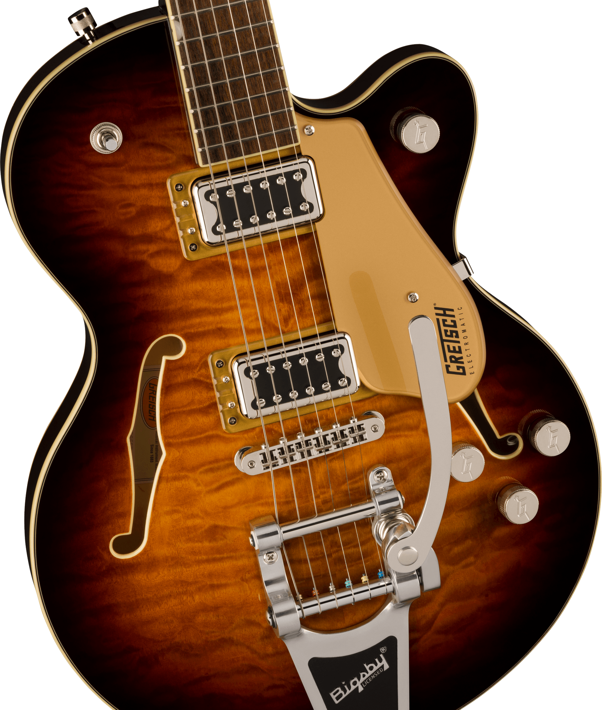 GRETSCH G5655T-QM ELECTROMATIC CENTER BLOCK JR. T Q MAPLE  BIGSBY SWEET TEA