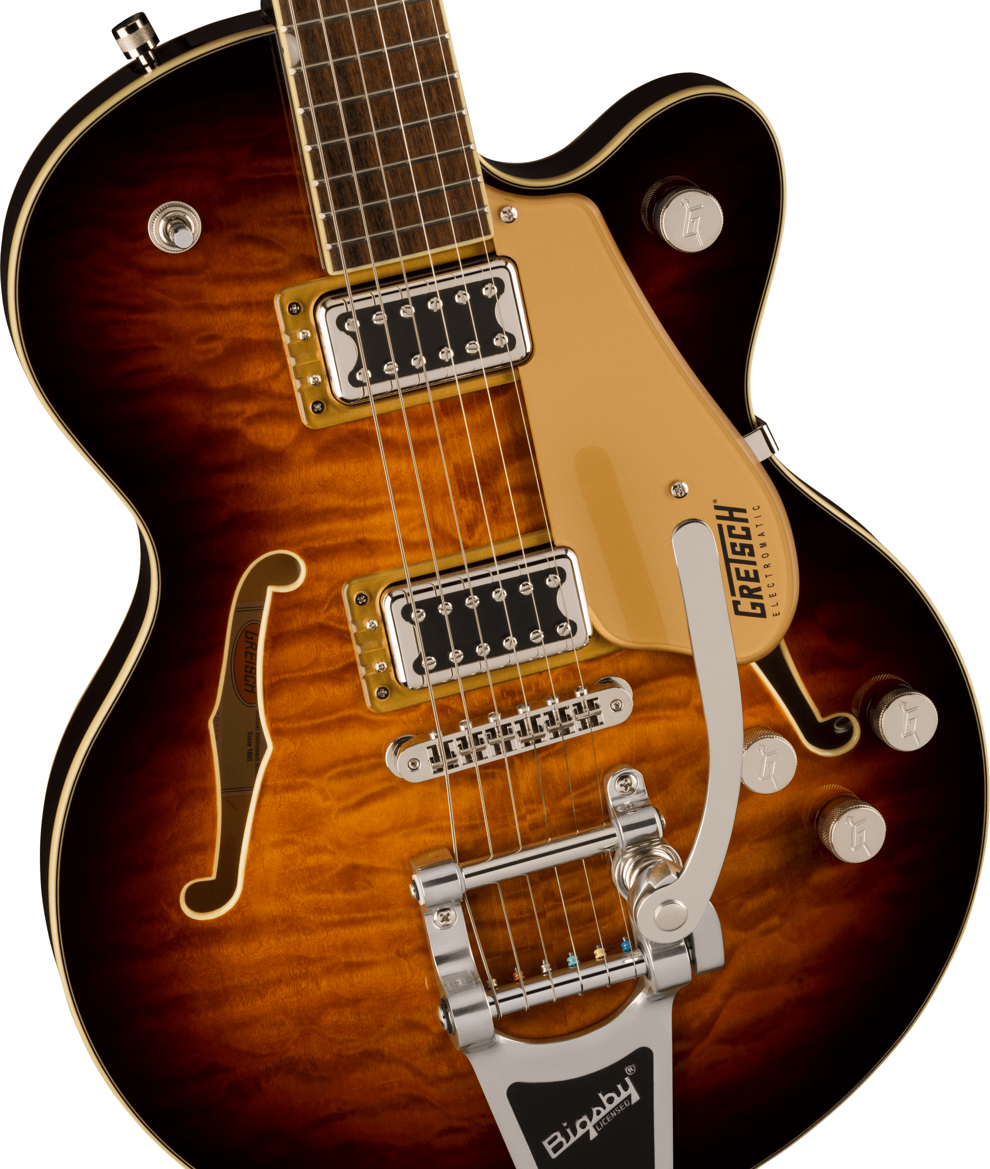GRETSCH G5655T-QM ELECTROMATIC CENTER BLOCK JR. T Q MAPLE  BIGSBY SWEET TEA