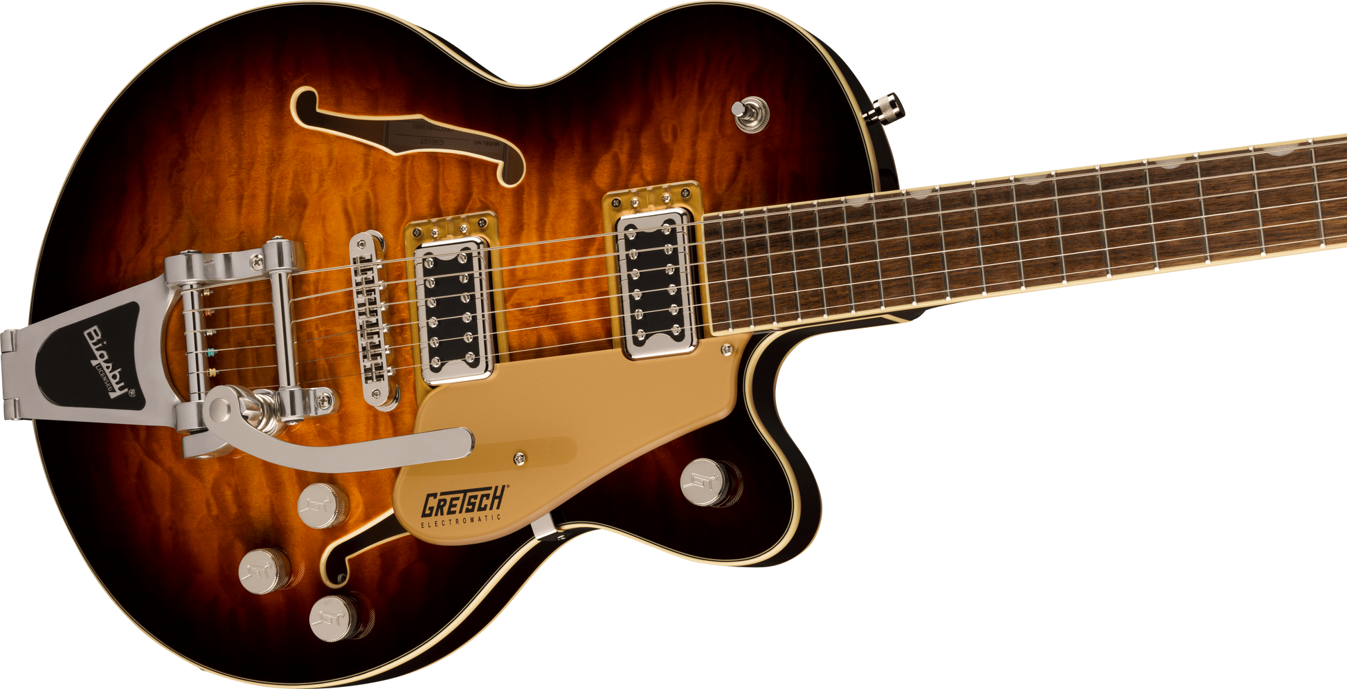 GRETSCH G5655T-QM ELECTROMATIC CENTER BLOCK JR. T Q MAPLE  BIGSBY SWEET TEA