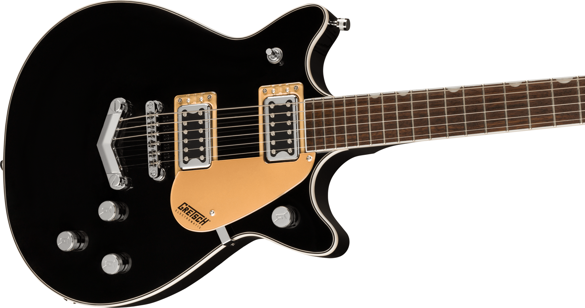 GRETSCH G5222 ELECTROMATIC DOUBLE JET BT  V-STOPTAIL BLACK