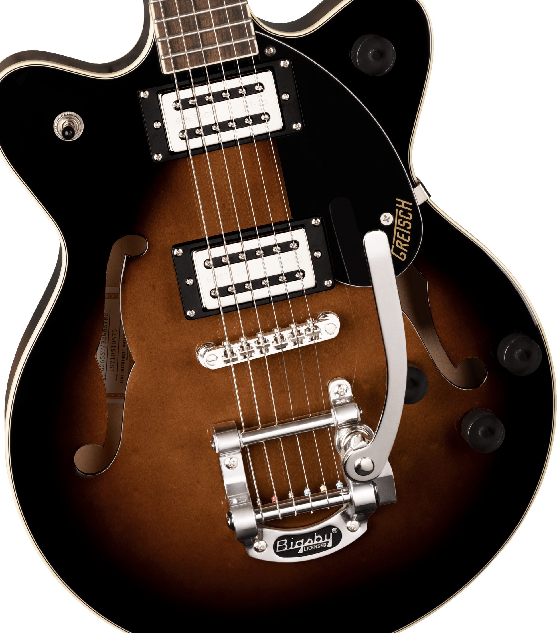 GRETSCH G2655T STREAMLINER CENTER BLOCK JR.  BIGSBY BROWNSTONE MAPLE