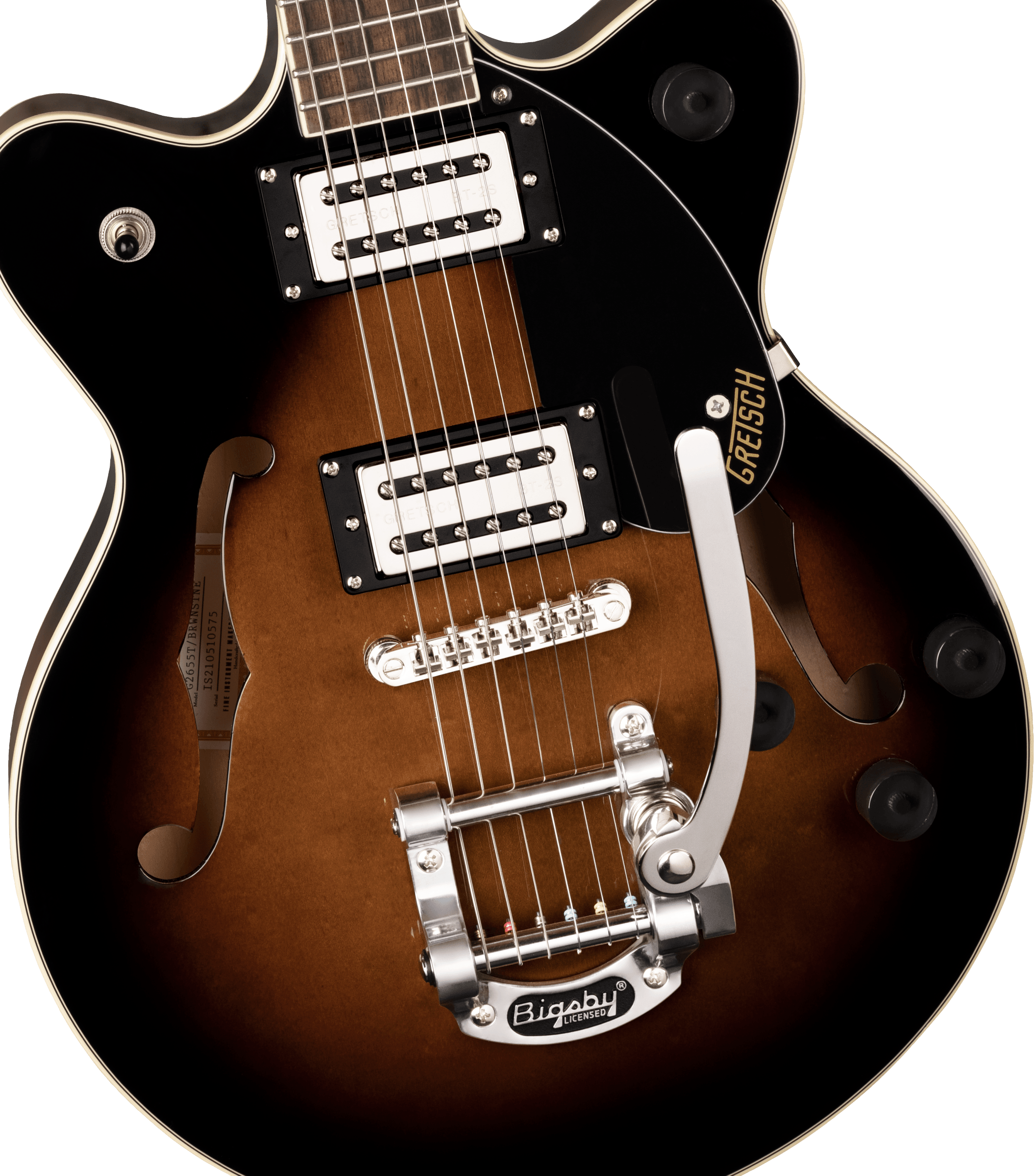 GRETSCH G2655T STREAMLINER CENTER BLOCK JR.  BIGSBY BROWNSTONE MAPLE