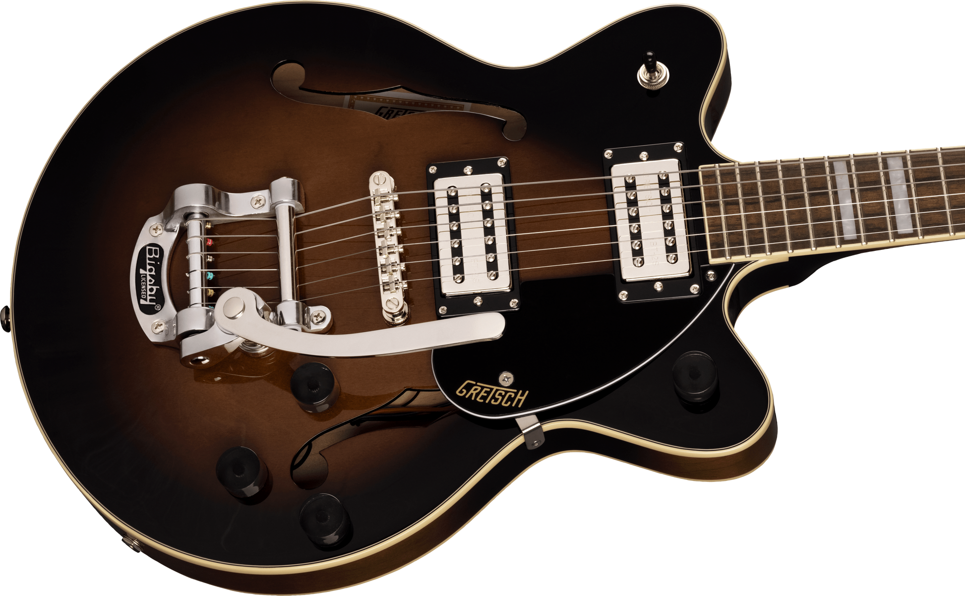 GRETSCH G2655T STREAMLINER CENTER BLOCK JR.  BIGSBY BROWNSTONE MAPLE