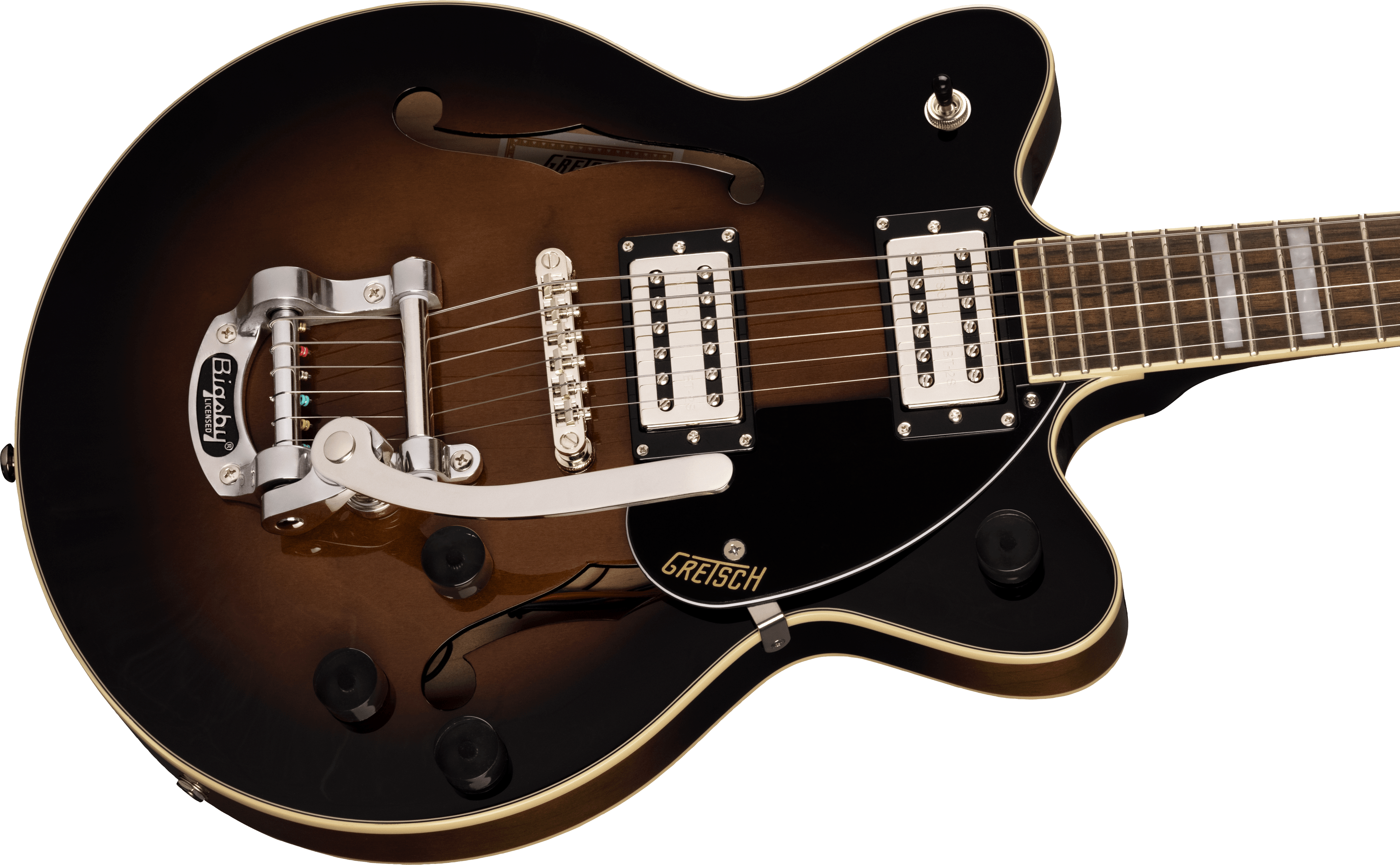 GRETSCH G2655T STREAMLINER CENTER BLOCK JR.  BIGSBY BROWNSTONE MAPLE