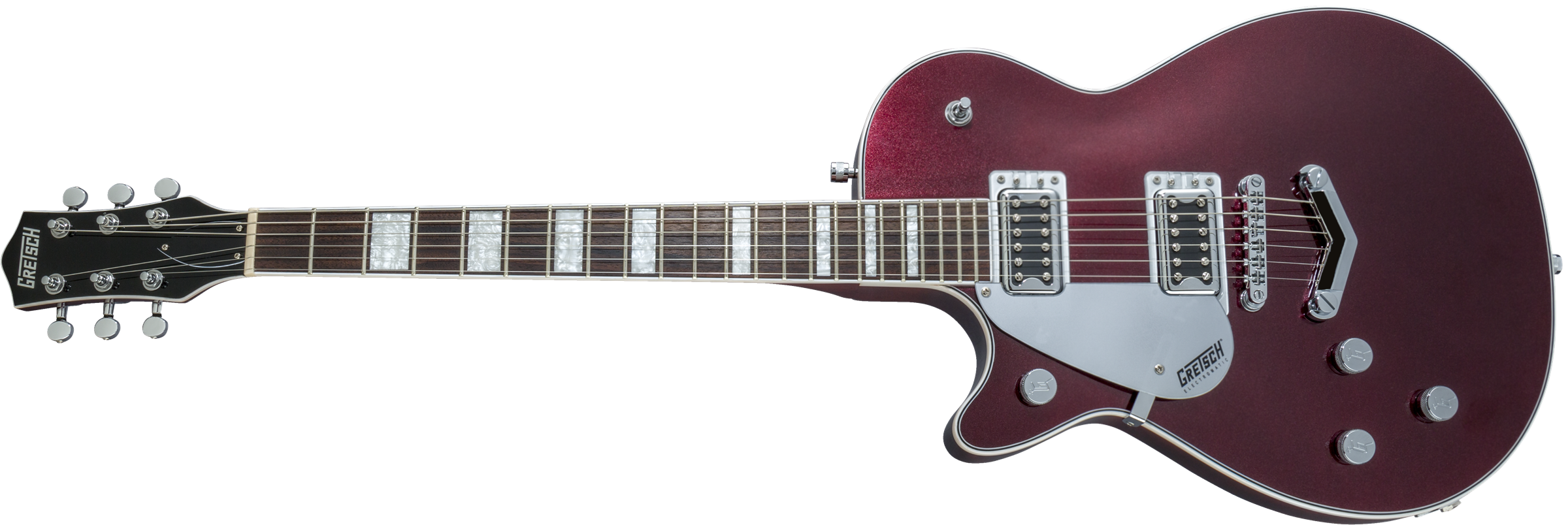 GRETSCH G5220LH ELECTROMATIC JET BT  V-STOPTAIL DARK CHERRY METALLIC