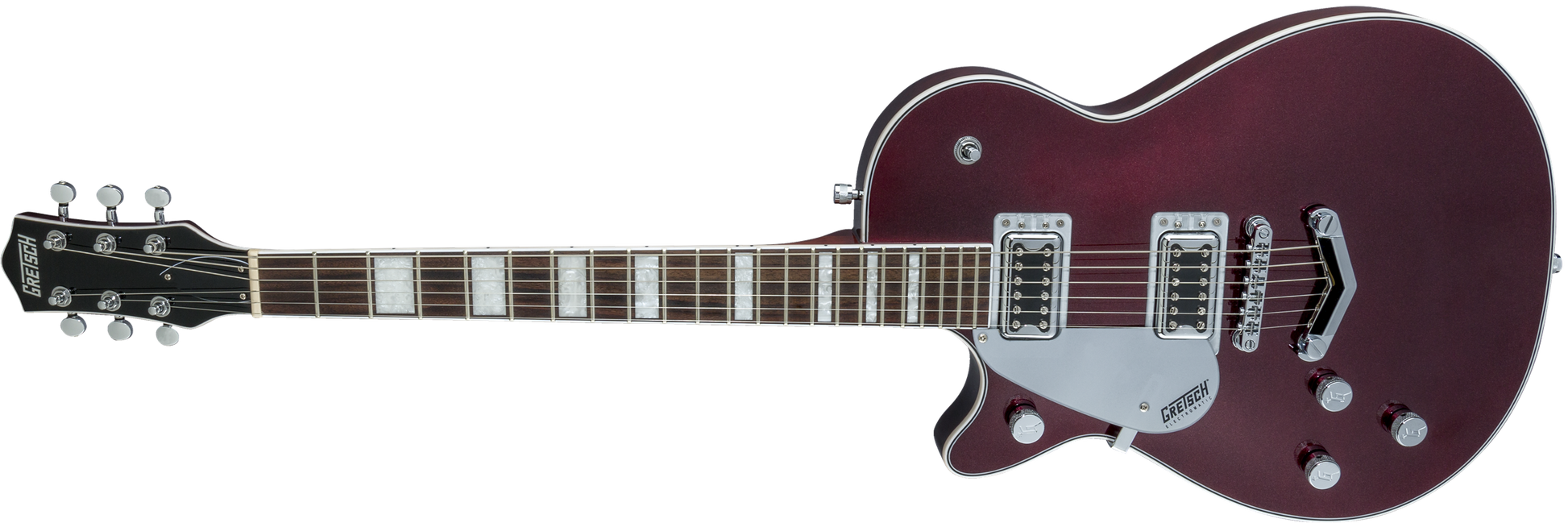 GRETSCH G5220LH ELECTROMATIC JET BT  V-STOPTAIL DARK CHERRY METALLIC