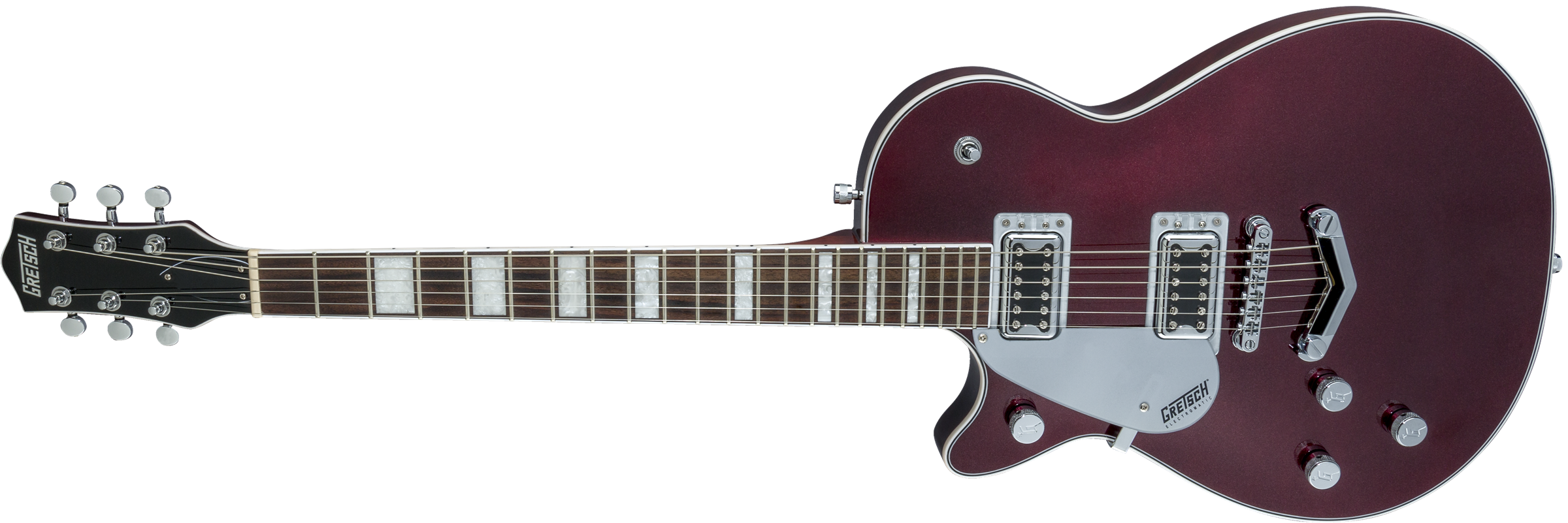 GRETSCH G5220LH ELECTROMATIC JET BT  V-STOPTAIL DARK CHERRY METALLIC
