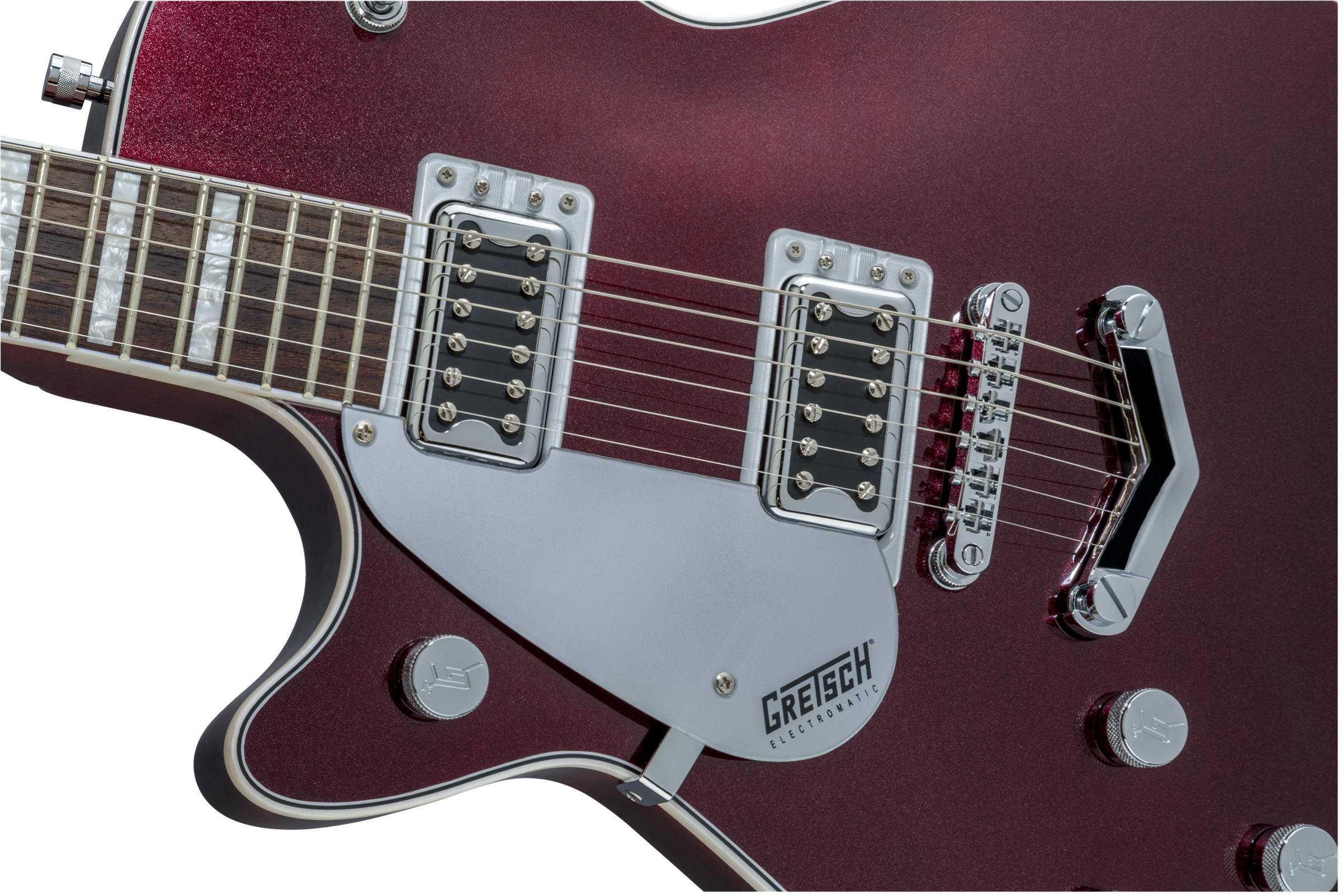 GRETSCH G5220LH ELECTROMATIC JET BT  V-STOPTAIL DARK CHERRY METALLIC