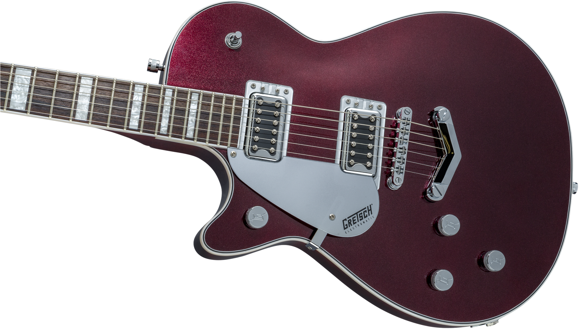 GRETSCH G5220LH ELECTROMATIC JET BT  V-STOPTAIL DARK CHERRY METALLIC