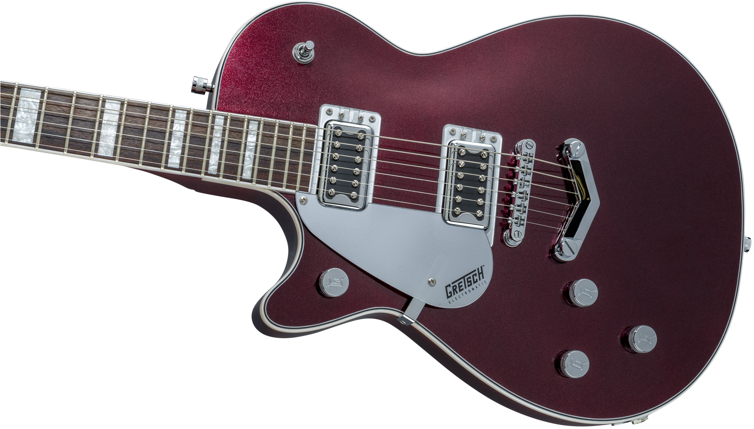 GRETSCH G5220LH ELECTROMATIC JET BT  V-STOPTAIL DARK CHERRY METALLIC
