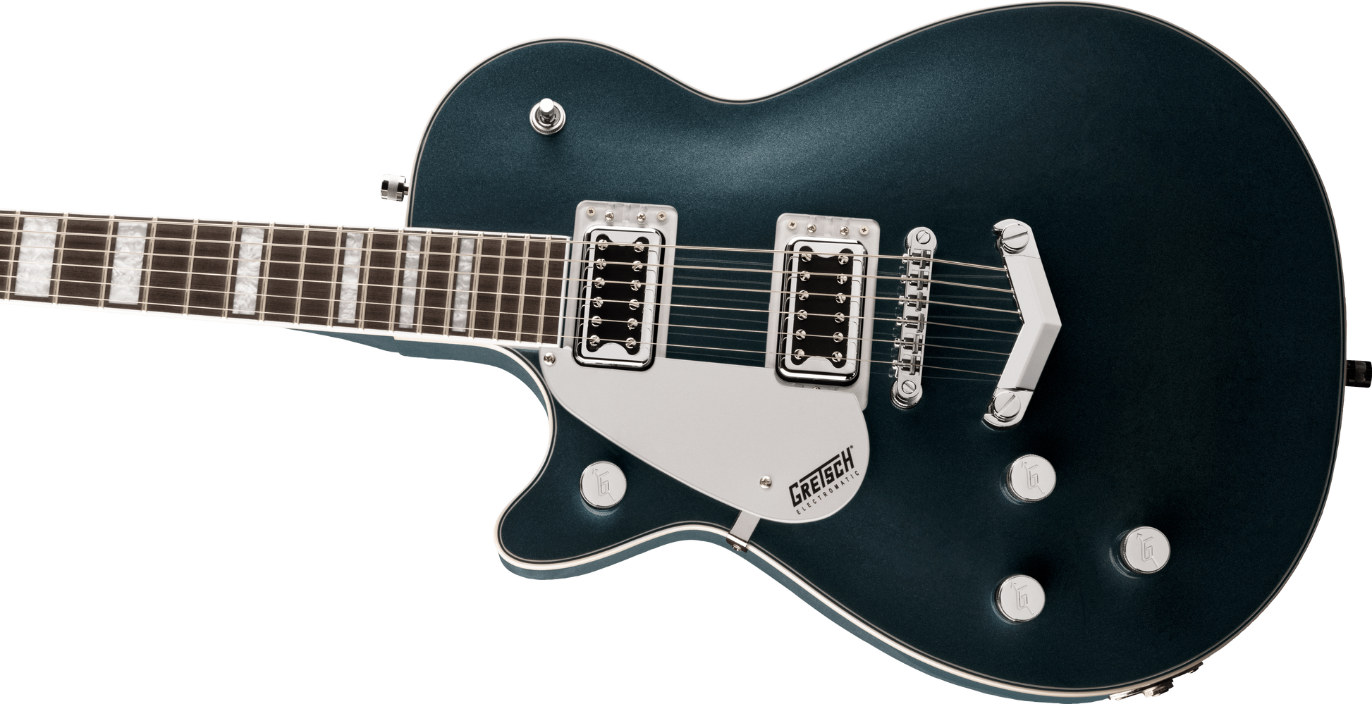 GRETSCH G5220LH ELECTROMATIC JET BT  V-STOPTAIL JADE GREY METALLIC