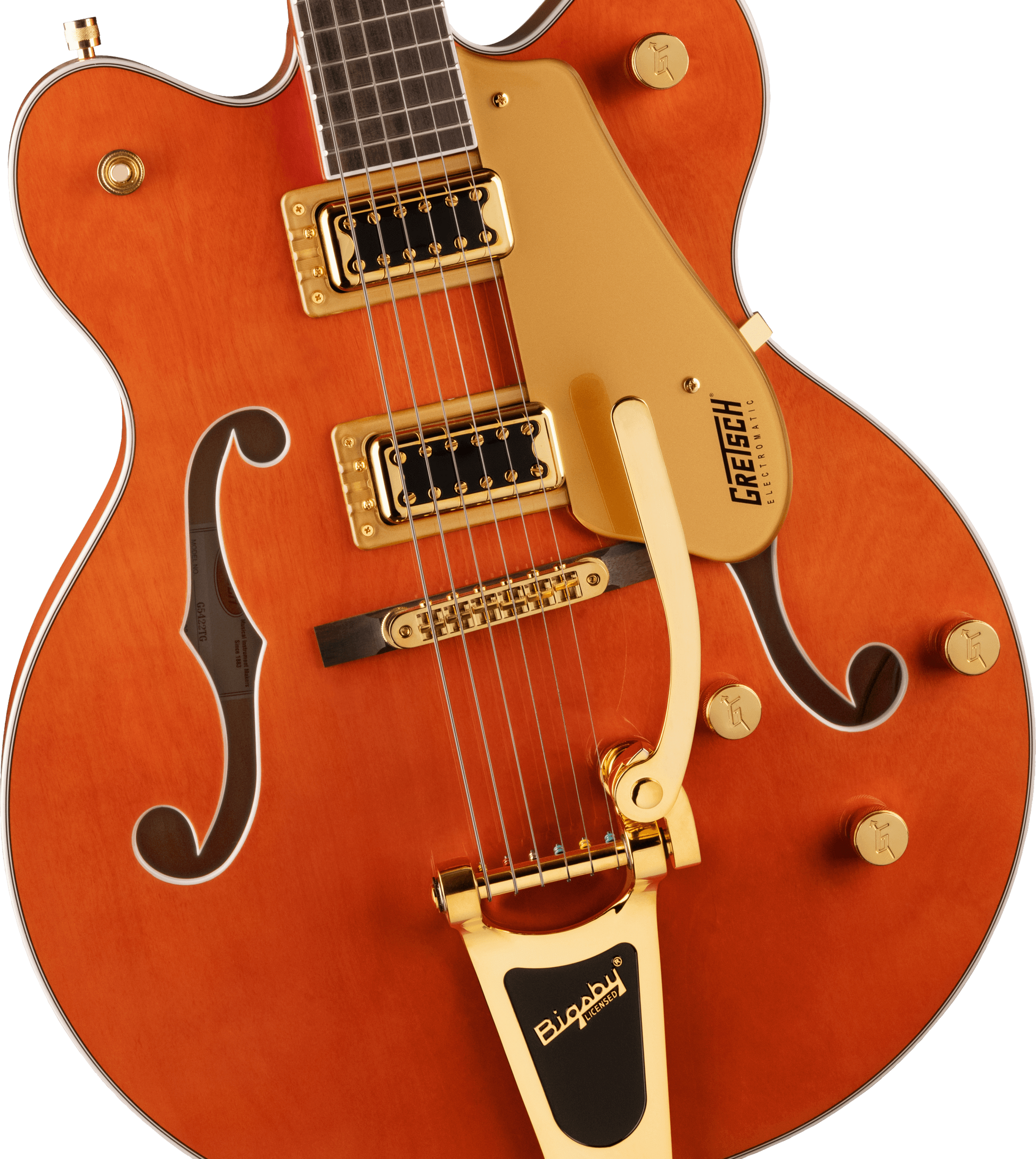 GRETSCH G5422TG ELECTROMATIC CLASSIC HOLLOW   BIGSBY  ORANGE STAIN