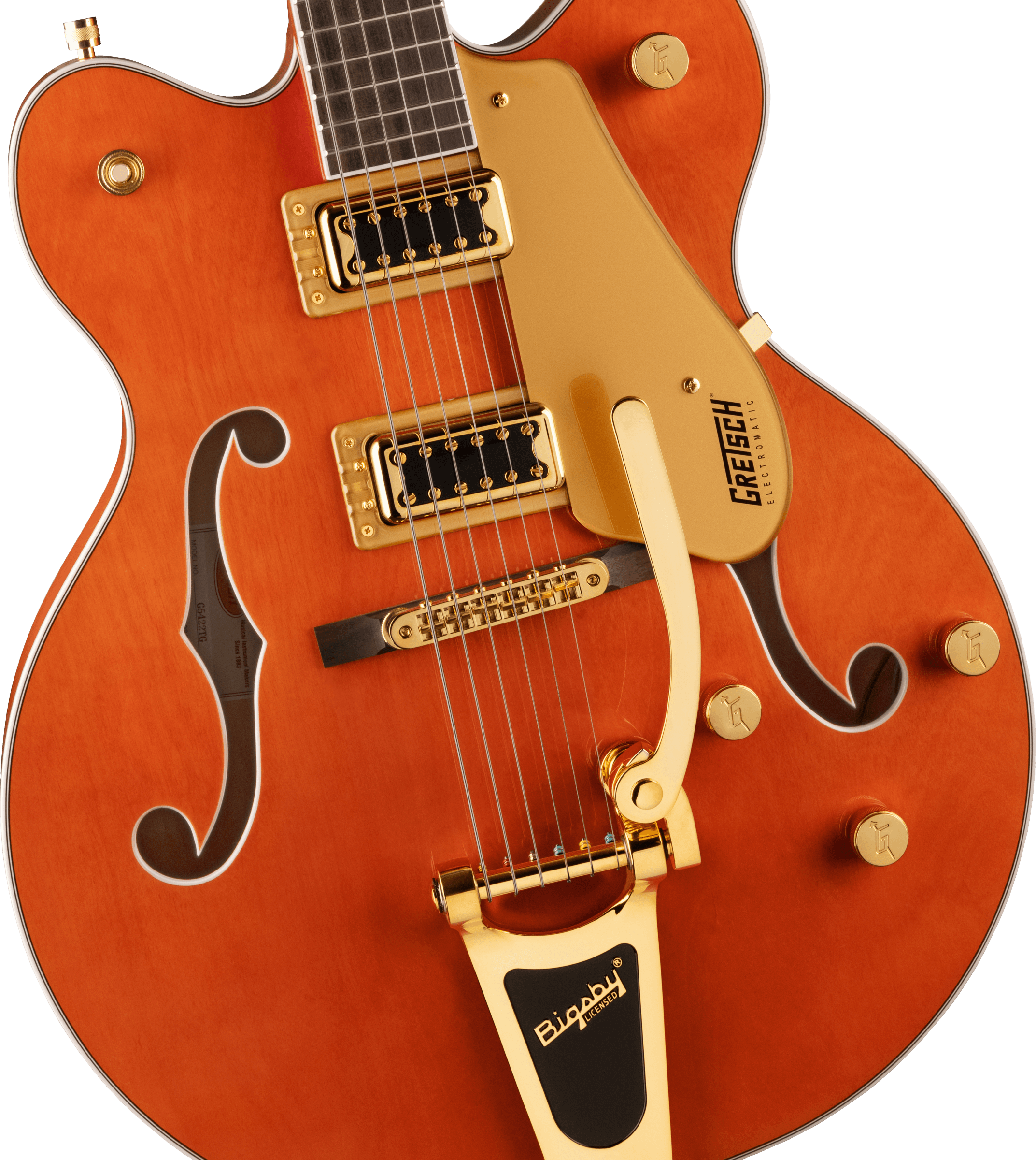 GRETSCH G5422TG ELECTROMATIC CLASSIC HOLLOW   BIGSBY  ORANGE STAIN