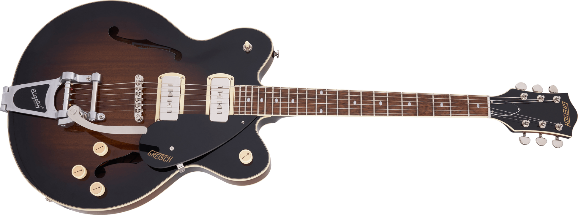 GRETSCH G2622T-P90 STREAMLINER CENTER BLOCK  P90  BIGSBY BROWNSTONE