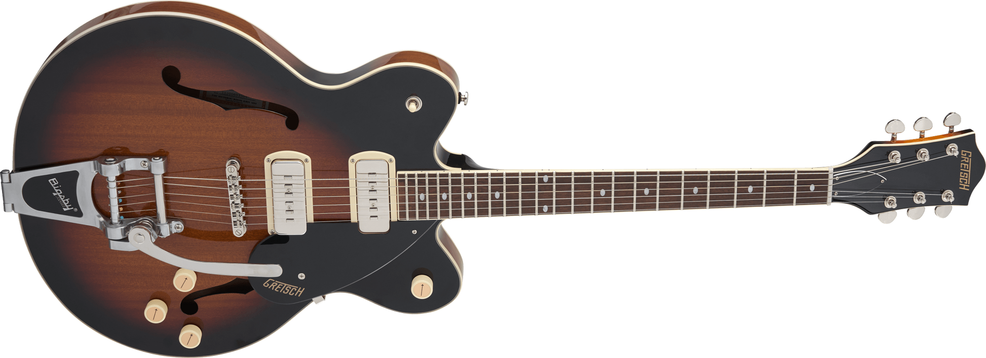 GRETSCH G2622T-P90 STREAMLINER CENTER BLOCK  P90  BIGSBY BROWNSTONE