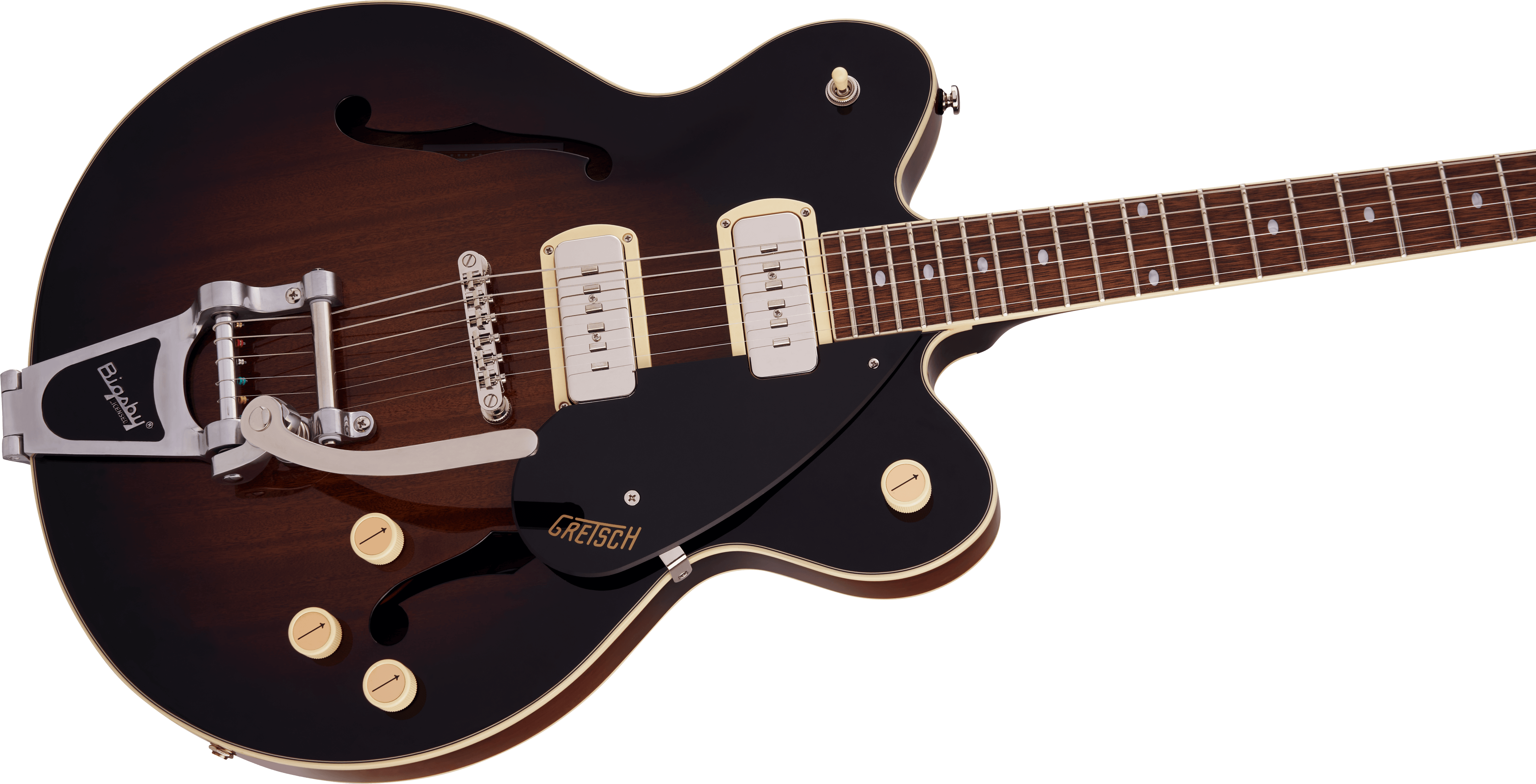 GRETSCH G2622T-P90 STREAMLINER CENTER BLOCK  P90  BIGSBY BROWNSTONE
