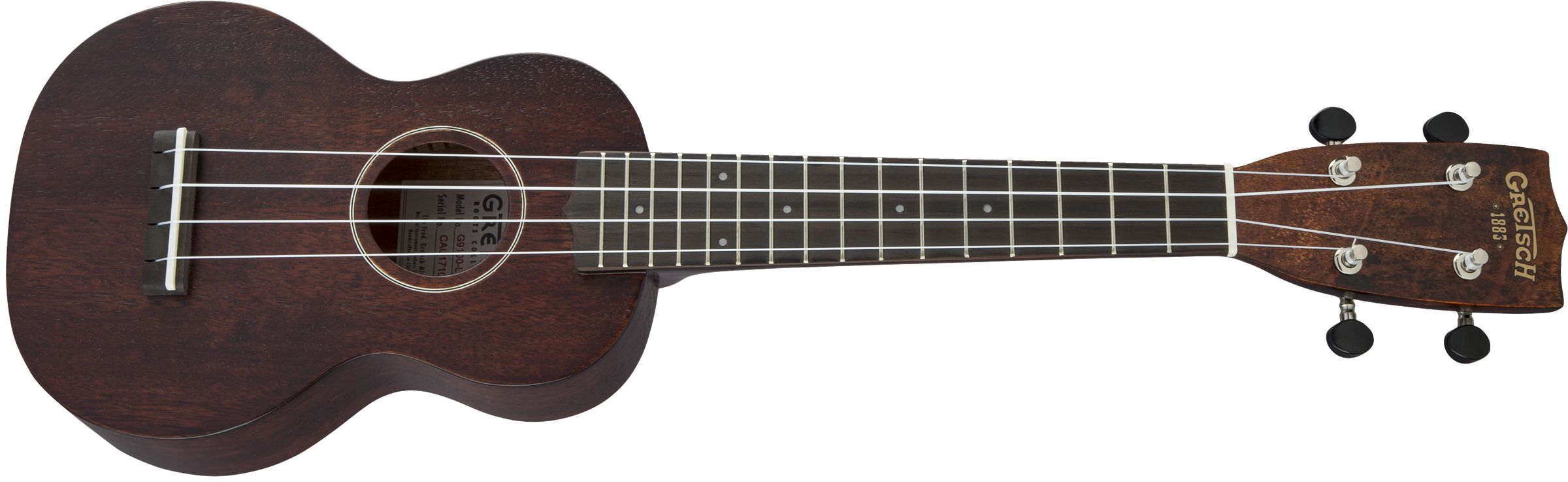 GRETSCH G9100-L SOPRANO LONG-NECK UKULELE  VINTAGE MAHOGANY STAIN