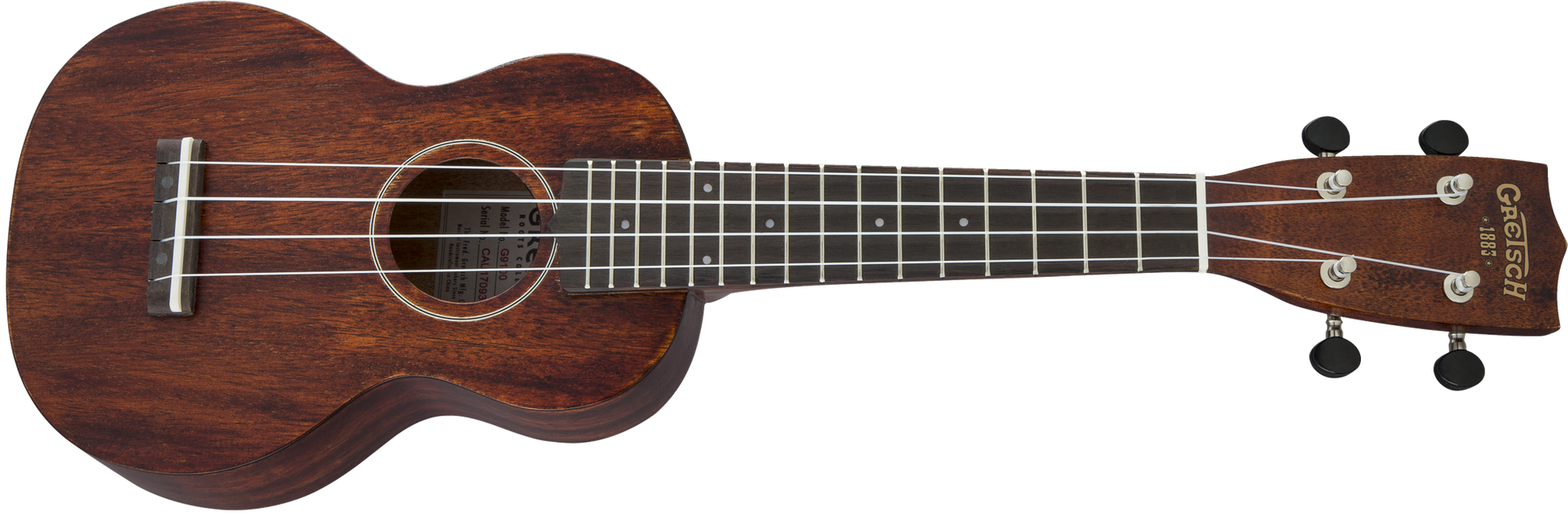GRETSCH G9100 SOPRANO STANDARD UKULELE VINTAGE MAHOGANY STAIN