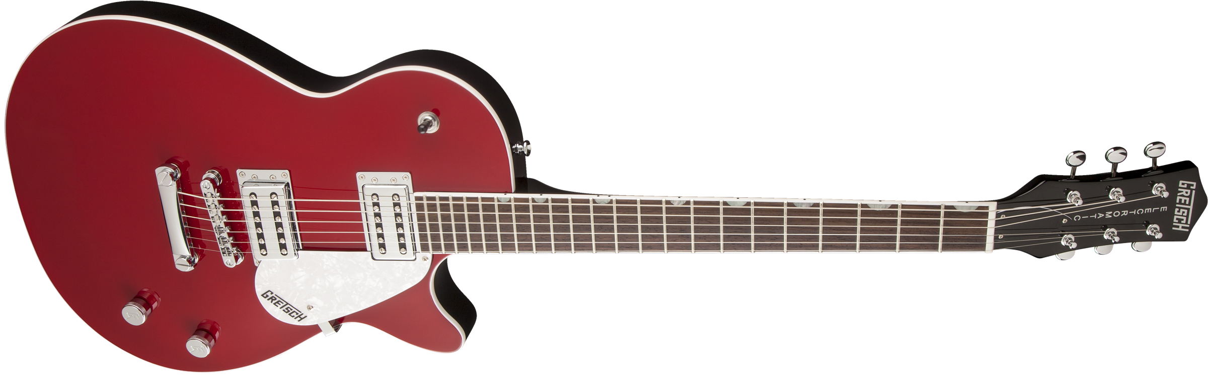 GRETSCH G5425 ELECTROMATIC JET CLUB SOLID  FIREBIRD RED TOP WITH BLACK BACK