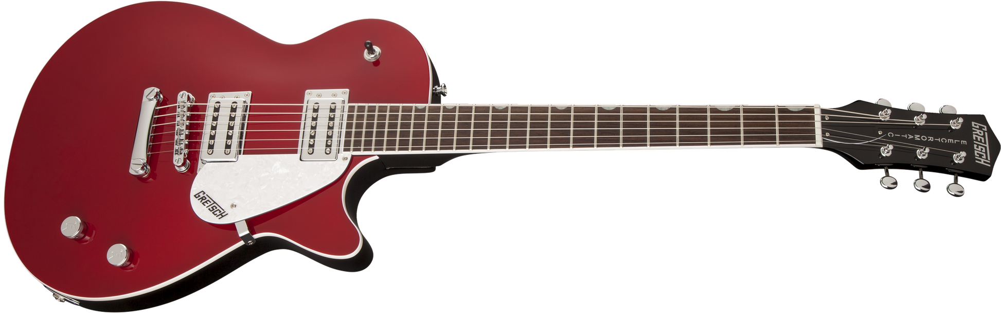 GRETSCH G5425 ELECTROMATIC JET CLUB SOLID  FIREBIRD RED TOP WITH BLACK BACK
