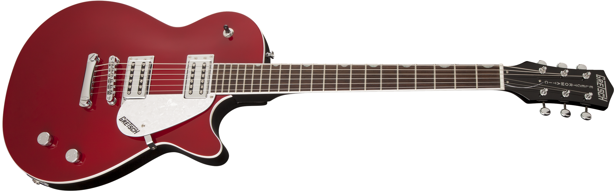 GRETSCH G5425 ELECTROMATIC JET CLUB SOLID  FIREBIRD RED TOP WITH BLACK BACK