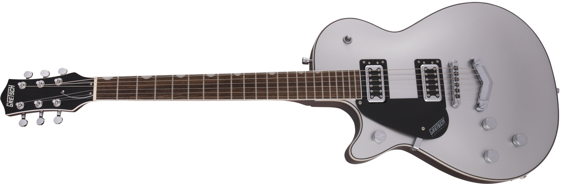 GRETSCH G5230LH ELECTROMATIC JET FT SINGLE-CUT  V-STOPTAIL, LH AIRLINE SILVER
