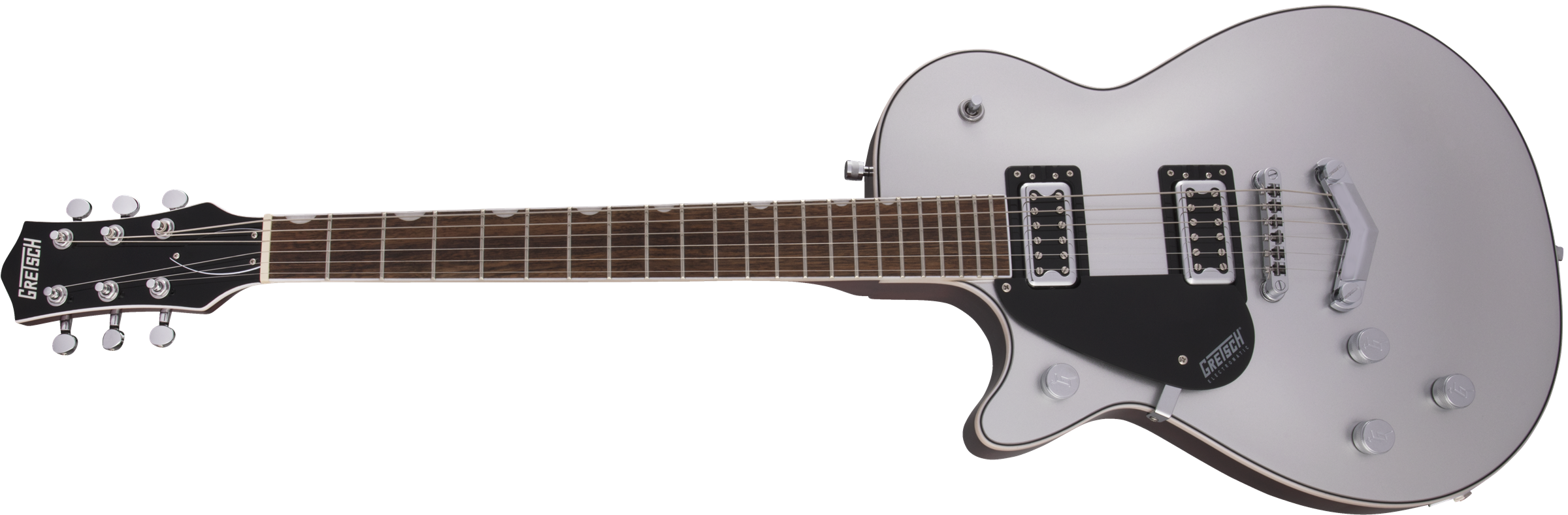 GRETSCH G5230LH ELECTROMATIC JET FT SINGLE-CUT  V-STOPTAIL, LH AIRLINE SILVER