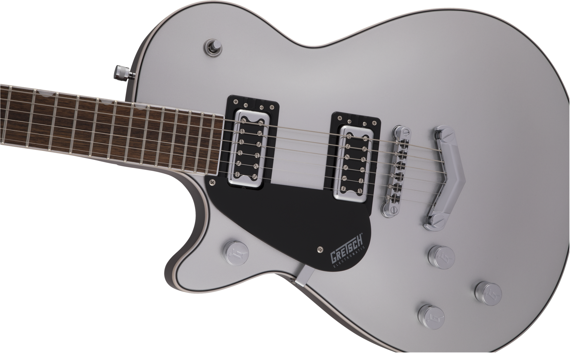 GRETSCH G5230LH ELECTROMATIC JET FT SINGLE-CUT  V-STOPTAIL, LH AIRLINE SILVER