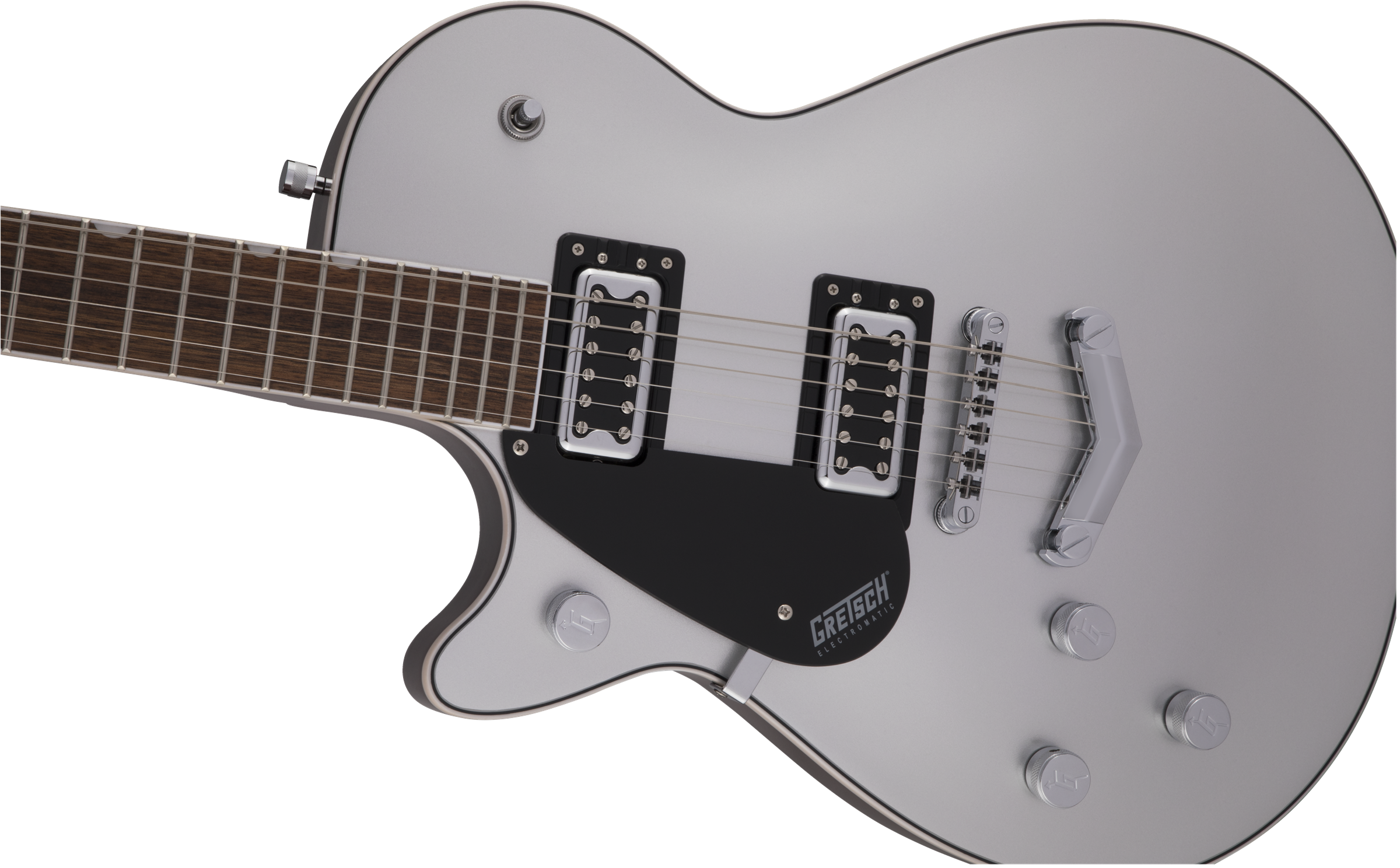 GRETSCH G5230LH ELECTROMATIC JET FT SINGLE-CUT  V-STOPTAIL, LH AIRLINE SILVER