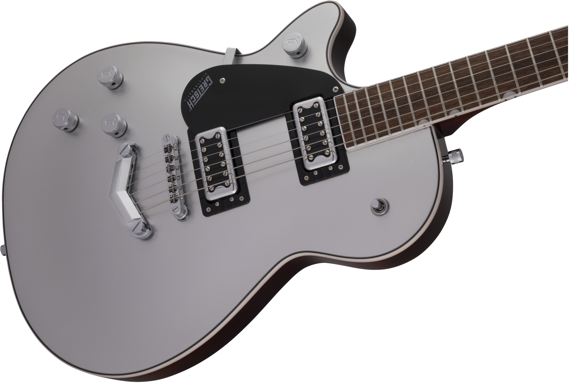 GRETSCH G5230LH ELECTROMATIC JET FT SINGLE-CUT  V-STOPTAIL, LH AIRLINE SILVER