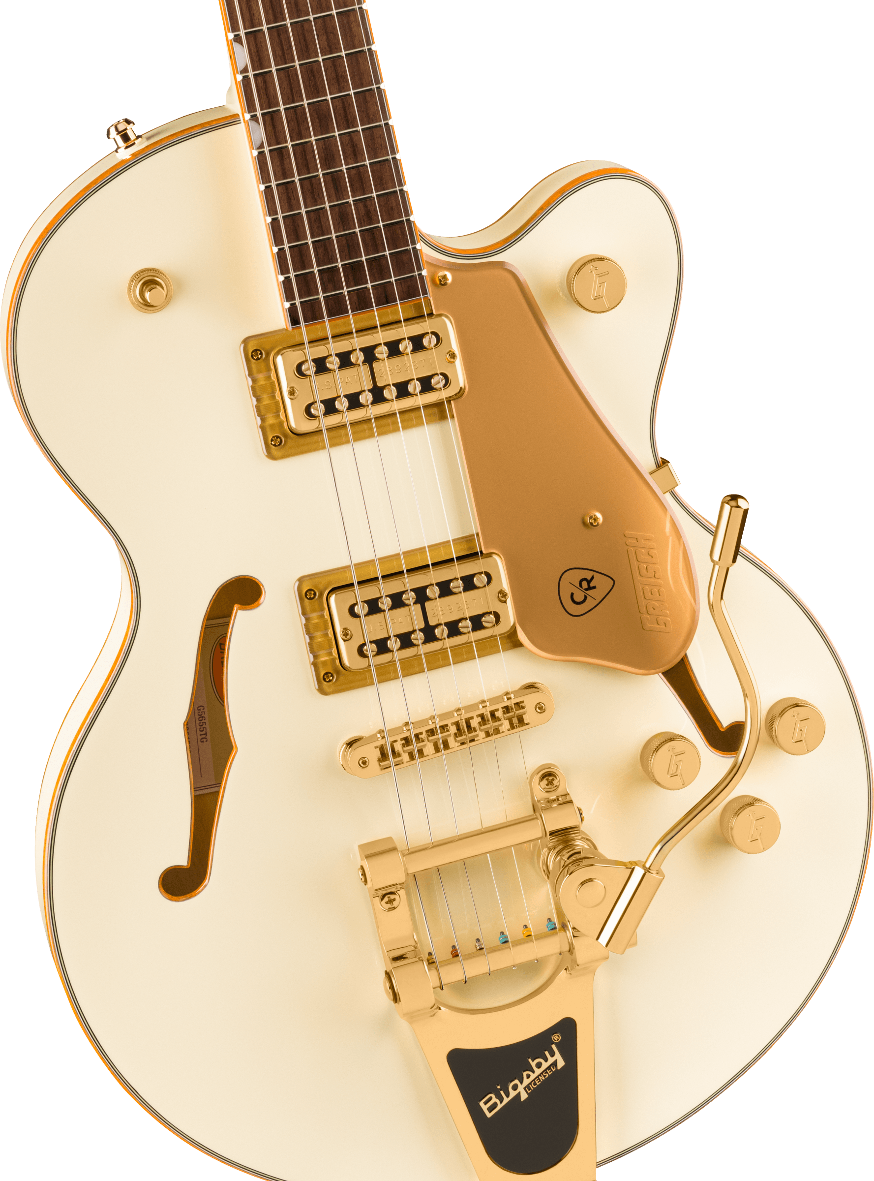 GRETSCH ELECTROMATIC CHRIS ROCHA BROADKASTER JR. CENTER BLOCK VINTAGE WHITE